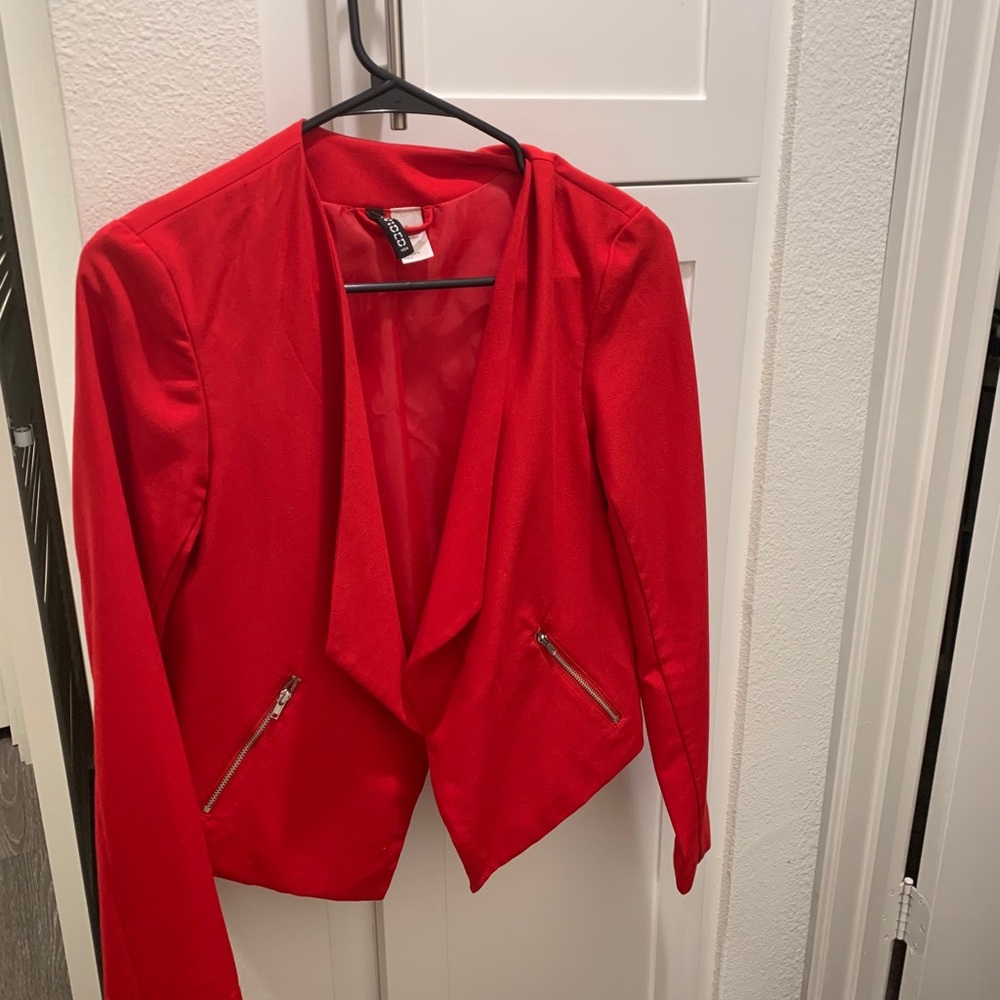 Red blazer